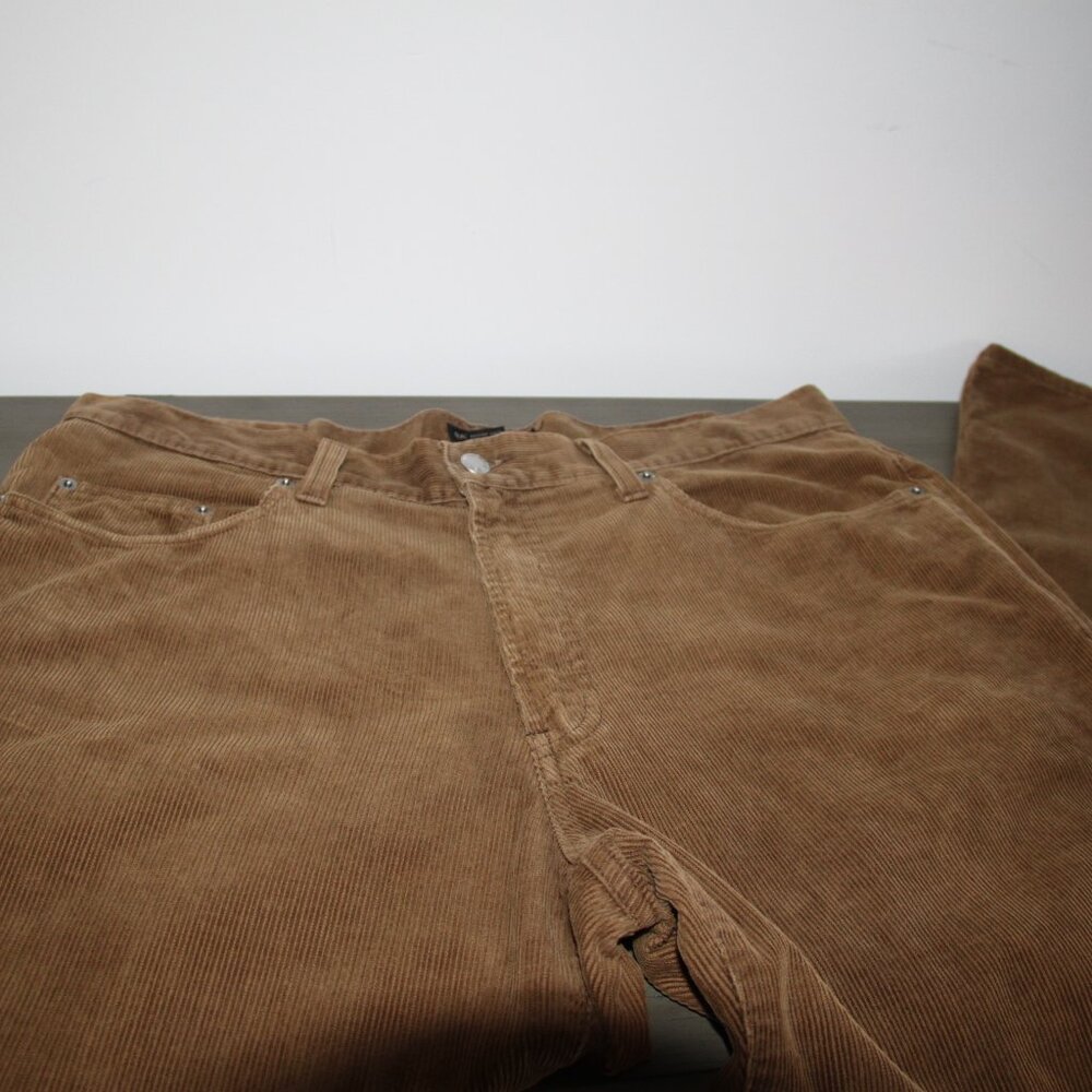 Banana Republic Made in Italy Vintage Jeans Brown Cotton Corduroy Pants Men 36R - Picture 13 of 16